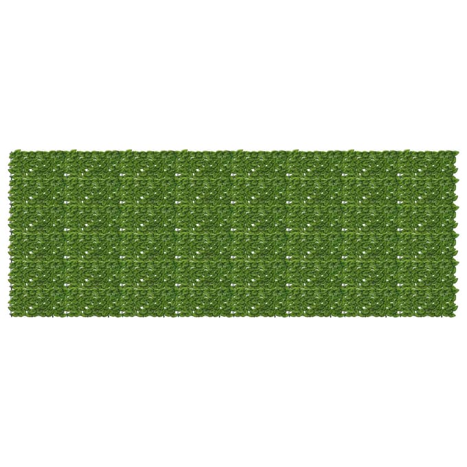 vidaXL - Balkonscherm - met - bladeren - Groen - en - Geel - 400 - x - 150 - cm