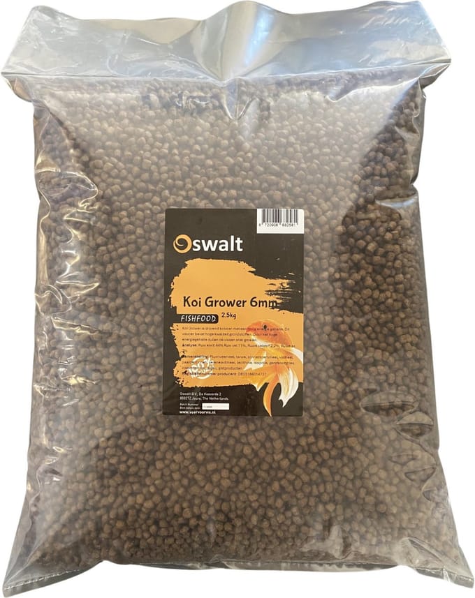 Oswalt Koi Grower - Koivoer - Visvoer - 2,5kg - 6mm