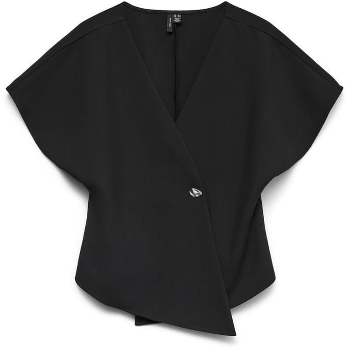 VERO MODA - VMSONJA SS V-NECK TOP WVN EXP - Dames - Blouses
