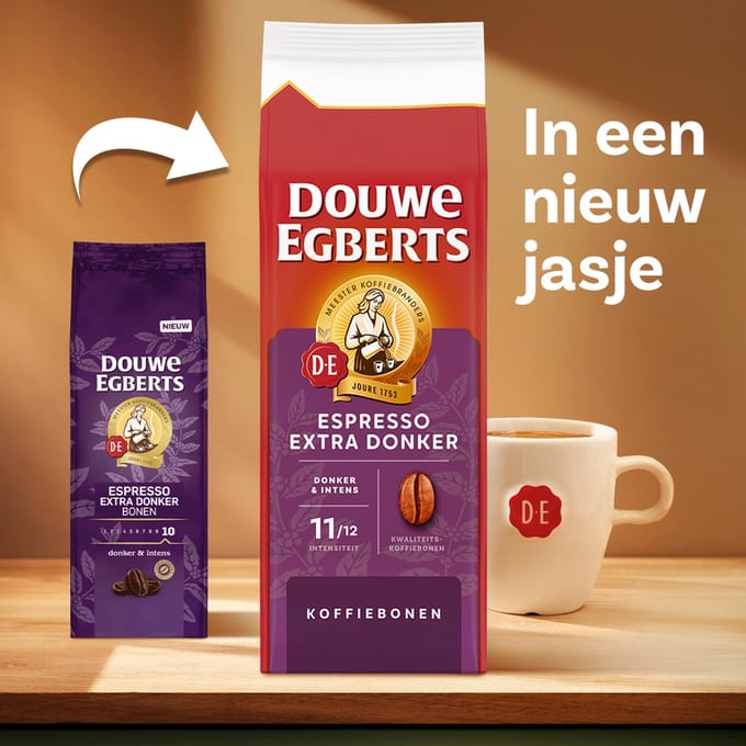 Douwe Egberts Espresso Extra Donker Koffiebonen - 4 x 500 gram