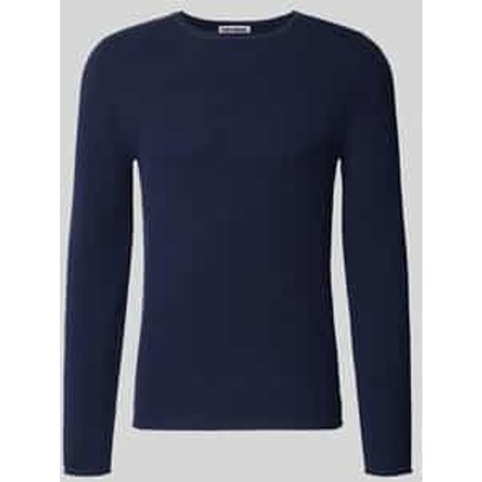 slim fit pullover van puur katoen