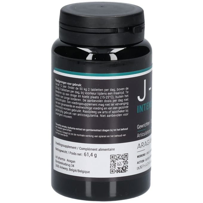 ixX Pharma J-ixX INTENSE | Ondersteuning van gewrichten, spieren 60 Tabletten