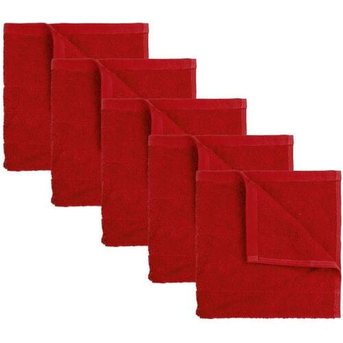 The One Towelling The One Keukendoek 50 x 50 cm Rood - 5 stuks