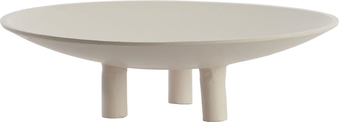 Light&living Plateau op voet Ø40x11 cm TABUA crème
