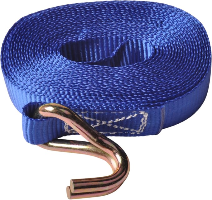 Spanband blauw 500x2,5 cm (1500 kg) - set van 2 stuks