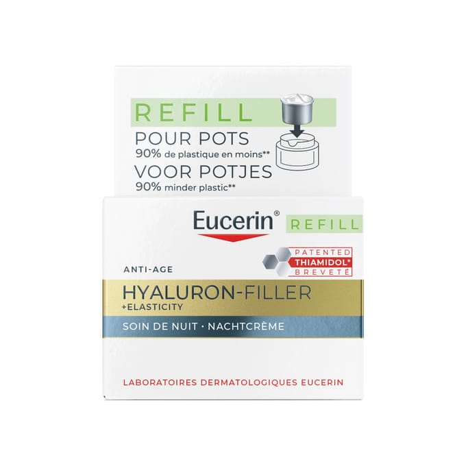 Eucerin Hyaluron-Filler + Elasticity Nachtcrème Navulling 50 Ml