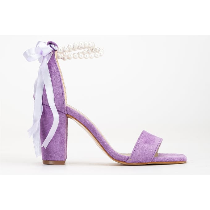 Melissa Block Hakken Sandalen with Pearls