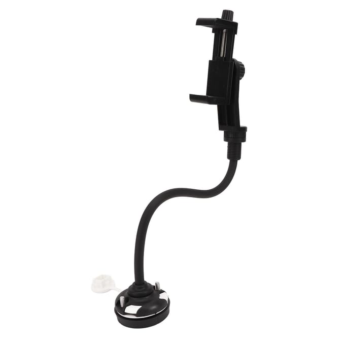 Kajak Telefoonhouder 360 Graden Draaibaar Universeel Flexibel Lange Arm Kano Telefoonbeugel voor black