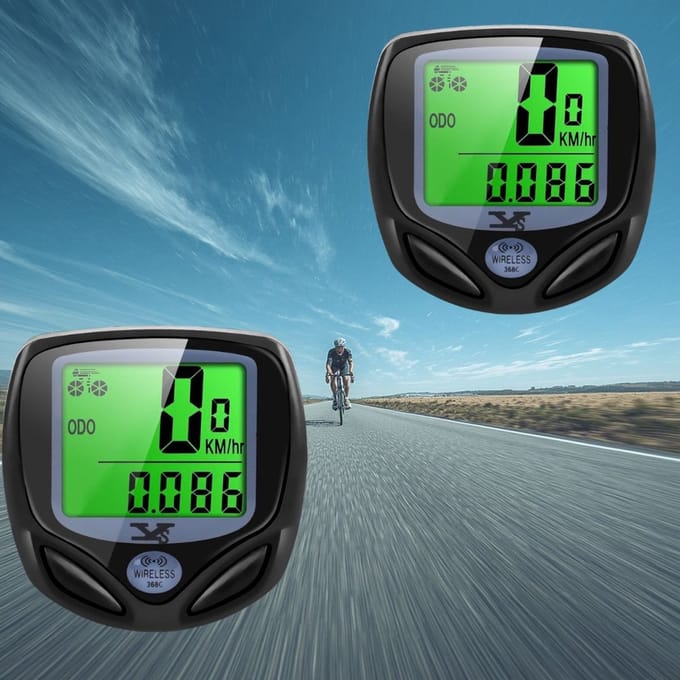 MRKK® Kilometerteller Fiets - Snelheidsmeter - Fietscomputer Draadloos