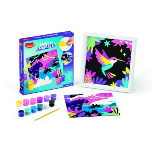 Maped Creativ – Jungle Paint by Numbers – schilderset – 2 borden