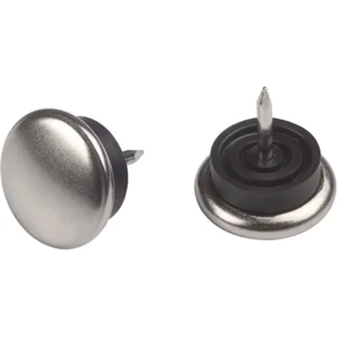 Fix-o-moll Meubelglijder Glijnagel - Nagelbaar - Metaal - Diam. 22mm - Rond - 8 Stuks