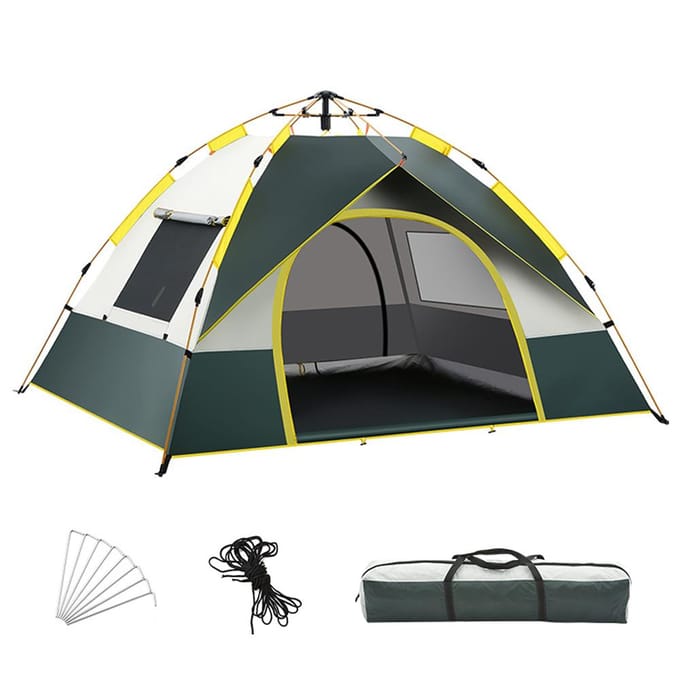3-4 persoons camping koepeltent Snelle installatie Buitentent Wind- en regendicht Ultravioletbescherming
