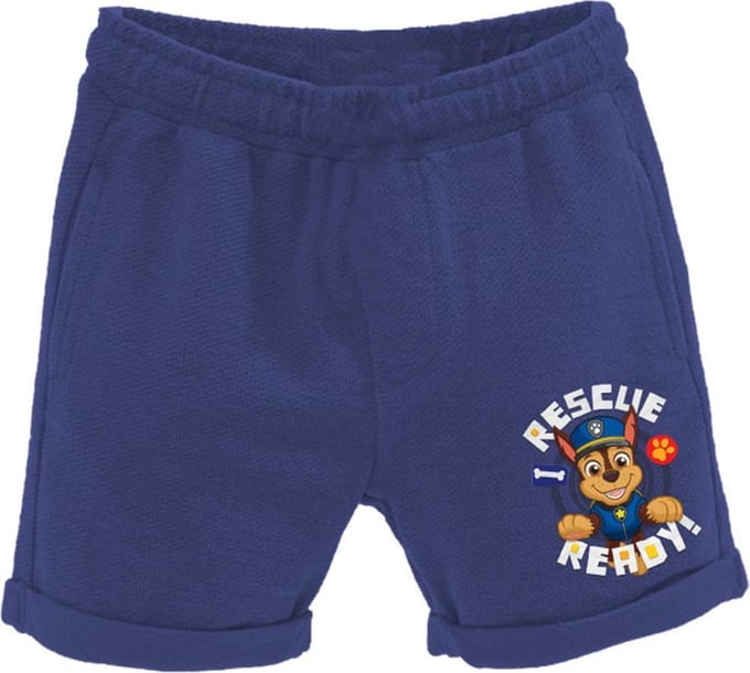 Paw Patrol short - katoen - donkerblauw - maat 86/92