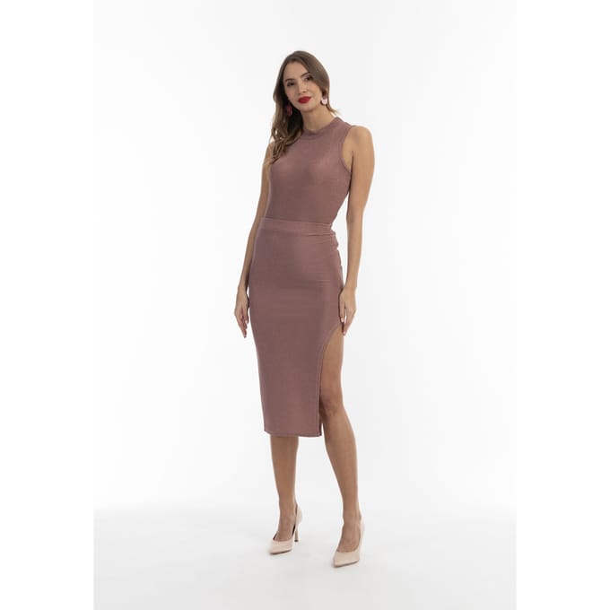 faina bodysuit in glitterlook