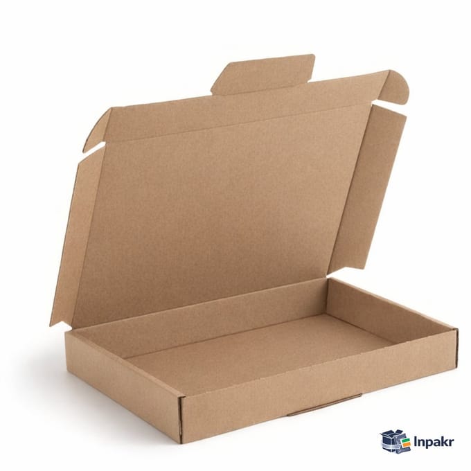 Inpakr Graskarton Brievenbusdoosjes A5 - 221 x 155 x 28 mm Binnenmaat - Bruin - 50 Stuks