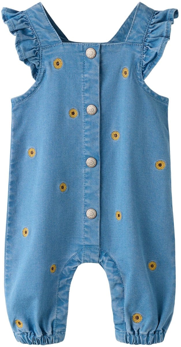 Name it Tuinbroek Borduring denim