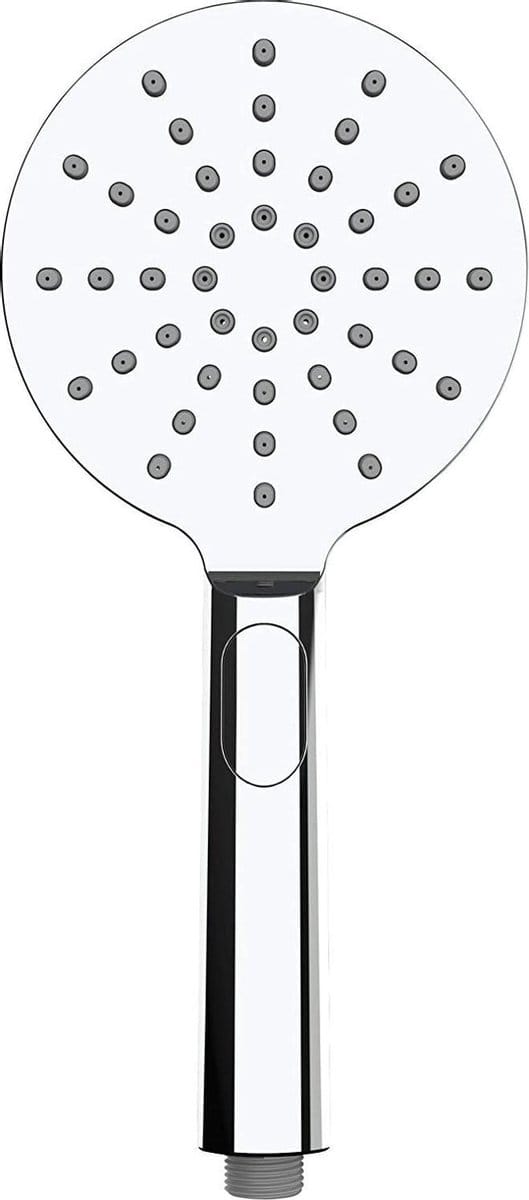 Wenko Handdouche Design 12 Cm 3 Standen Abs Chroom/zilver