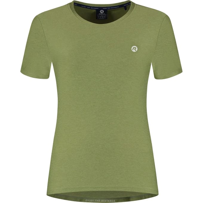 Rogelli Essential Dames Hardloopshirt - Korte Mouw - Groen