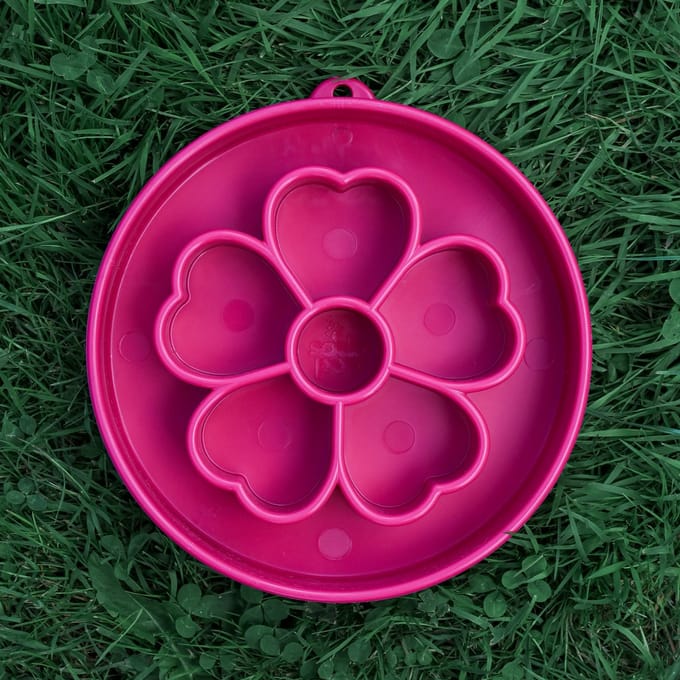 Sodapup Ebowl Flower - Slowfeeder Hond - Anti-Schrokbak - Bloem Design - Voor Beginners - Roze
