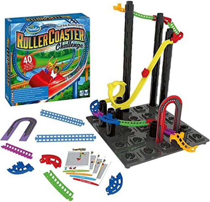 Achtbaan Uitdaging Spel voor Kinderen - Bouw je Eigen Rollercoaster
