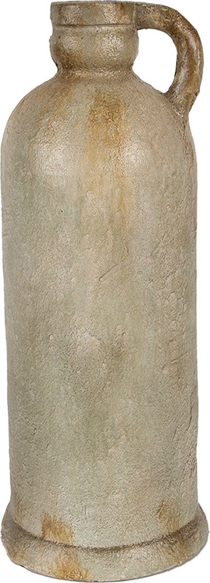 Clayre & Eef Decoratie Kan Ø 17x42 cm Groen Magnesium (MGO)