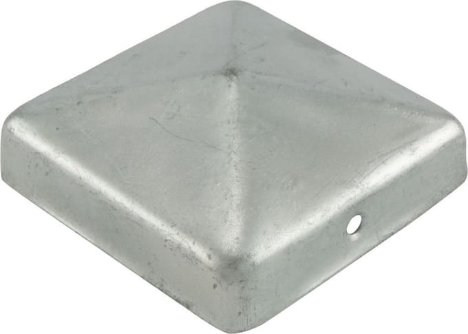 Piramide afdekkap - Verzinkt - 91 x 91 mm
