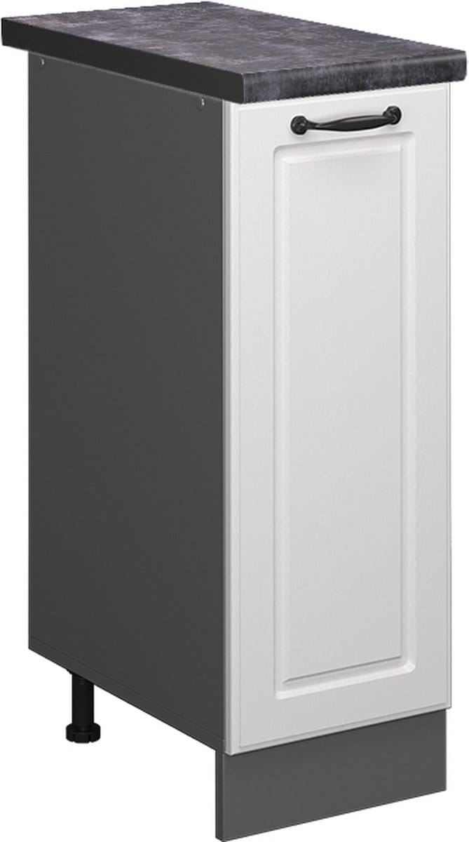 Vicco R-Line Apotheekkast – 30 cm, WB Antraciet Wit Landhuis