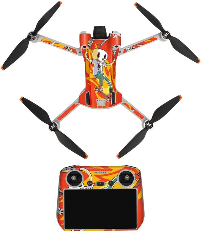 Stickerset - Skate - Mini 3 Pro en RC Controller