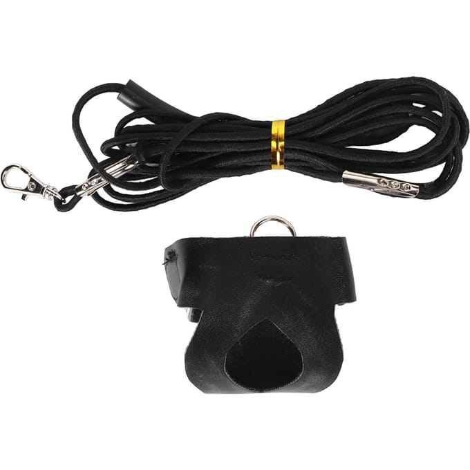 Harnais Laisse pour Oiseau Doux pour la Peau Respirant Léger Oiseau de Compagnie   Ensemble avec Corde Élastique pour Calopsitte Noir
