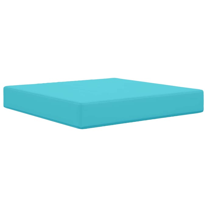 vidaXL - Buitenbankkussen - Polyester - Turquoise - 60 - x - 60 - cm