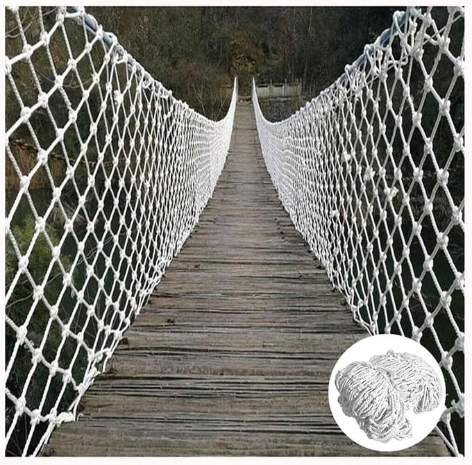 Veiligheidsnet - Valpreventiehek - Kinderen Beveiligen - Sterk Nylon Materiaal - 2X10M