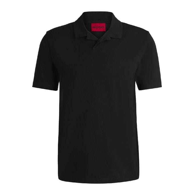 Hugo Heren Dimerspolo Poloshirt (Zwart)