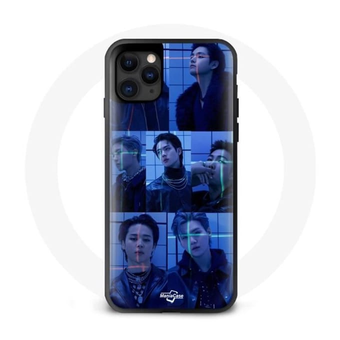 Coque - BTS - Iphone 11 Pro Max - Silicone - Souple - Noir noir
