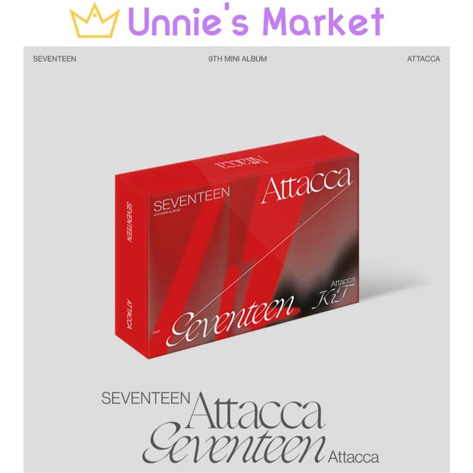 SEVENTEEN - Attacca Kit Ver. Album 1ea red