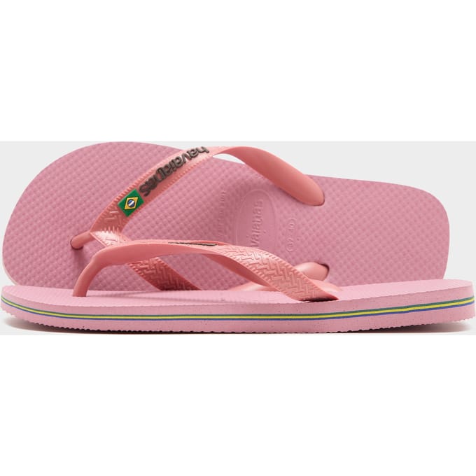 Havaianas Brazil Logo Flip Flops Dames - Roze- Dames, Roze 35/36