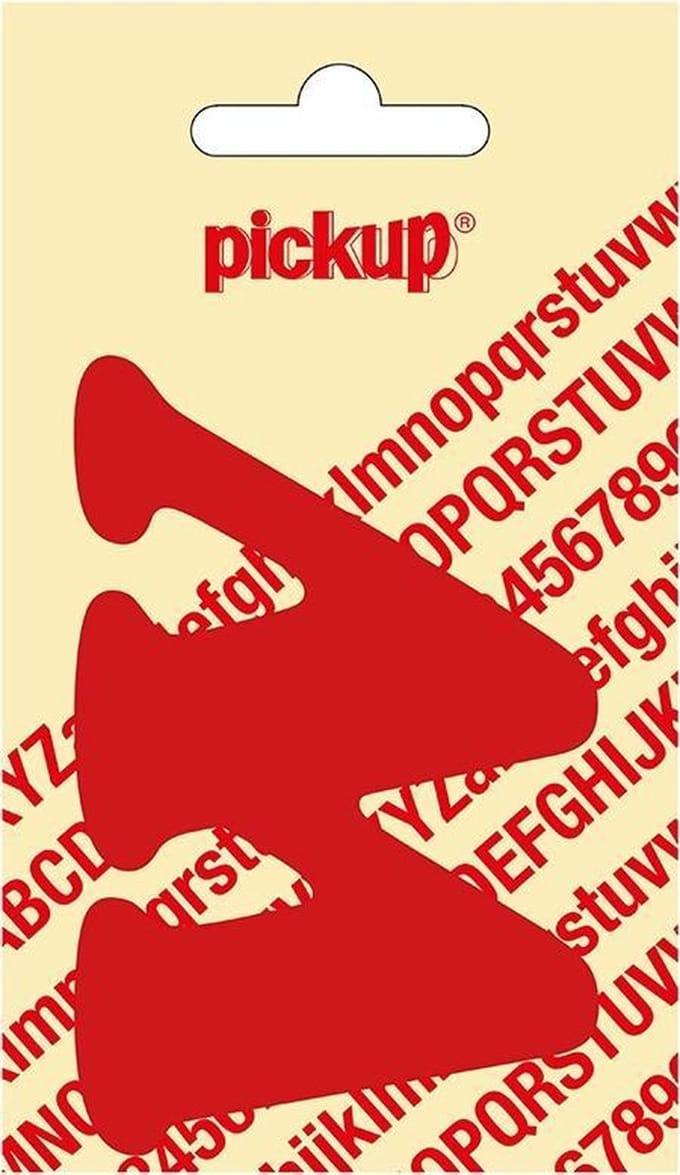 Pickup plakletter CooperBlack 60 mm - rood W