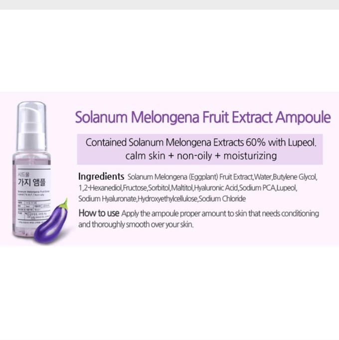 SIDMOOL Lupeol Aubergine-extract Ampul 50ml white