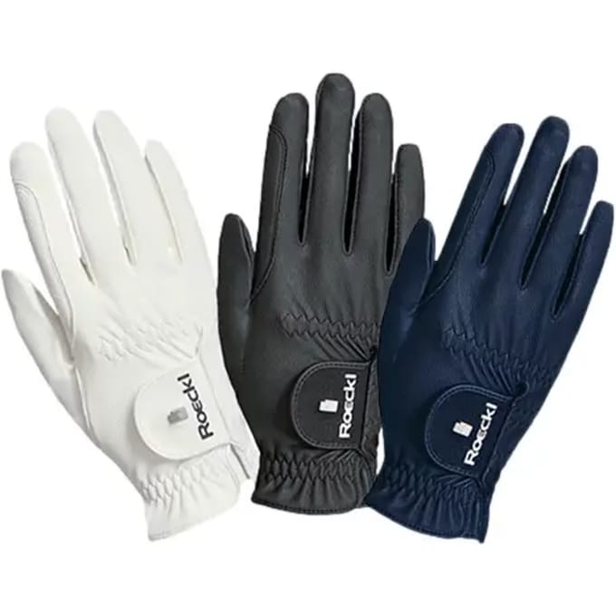Leren rijhandschoenen voor kinderen Roeckl Roeck-Grip Pro