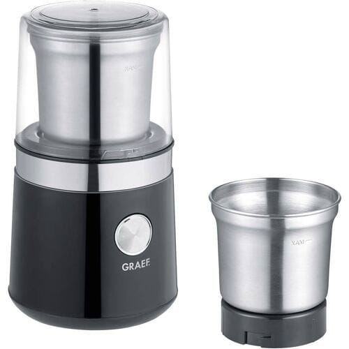 Graef Graef Young CM 102 - Kaffeemühle - 200 W - Black/Stainless CM102EU Koffiemolen Zwart, RVS