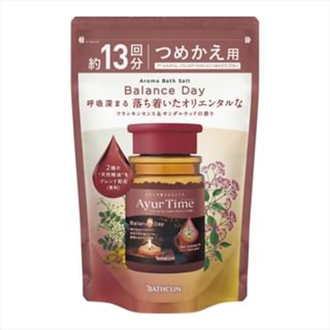BATHCLIN - Ayur Time Aroma Bath Salt Balance Day 520g Refill