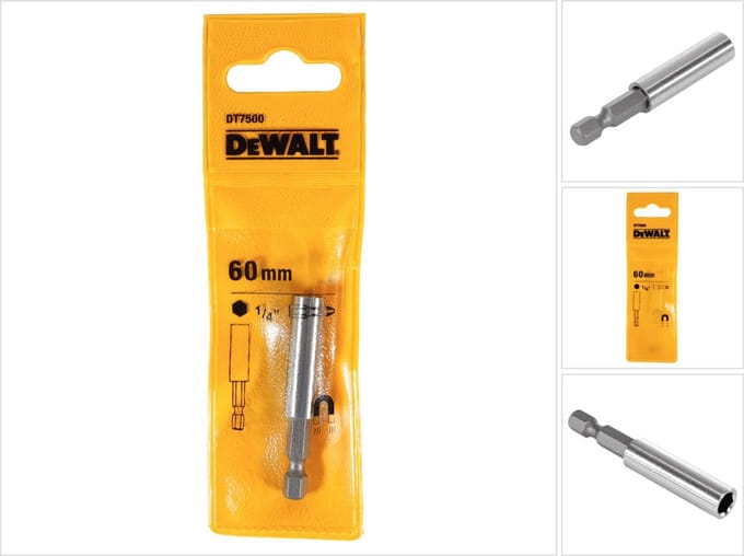 DeWALT DT7500 Magnetische Schroefbithouder 60 mm voor 25mm Schroefbits