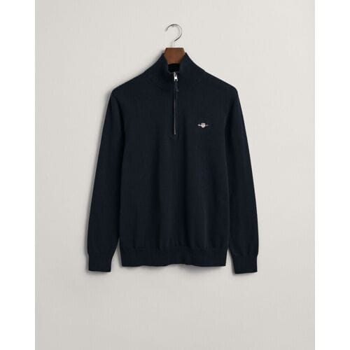 Gant Trui Classic Cotton Half Zip Avond Blauw / male