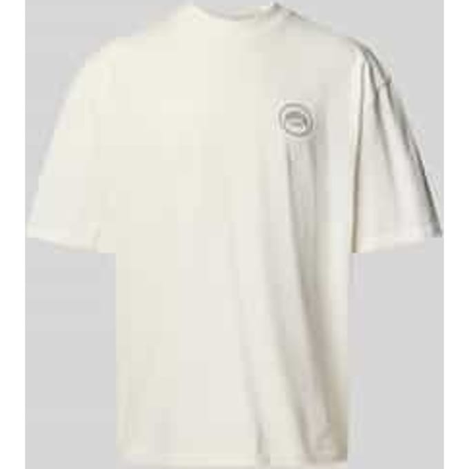 Oversized T-shirt met labelprint, model 'BUCKLIN'