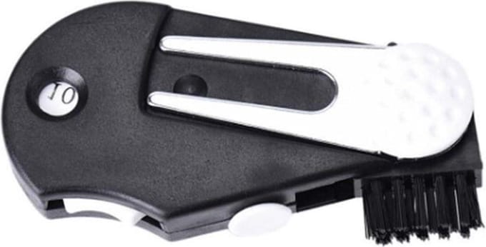 Golf accessoire - Pitchfork set - Golfen verbeteren - 4-in-1 tool - S - Zwart