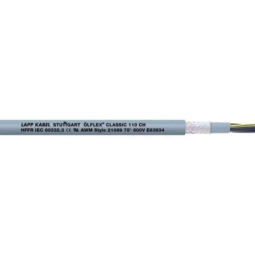 LAPP ÖLFLEX® CLASSIC 110 CH Stuurstroomkabel 2 x 0.75 mm² Grijs 10035040/100 100 m