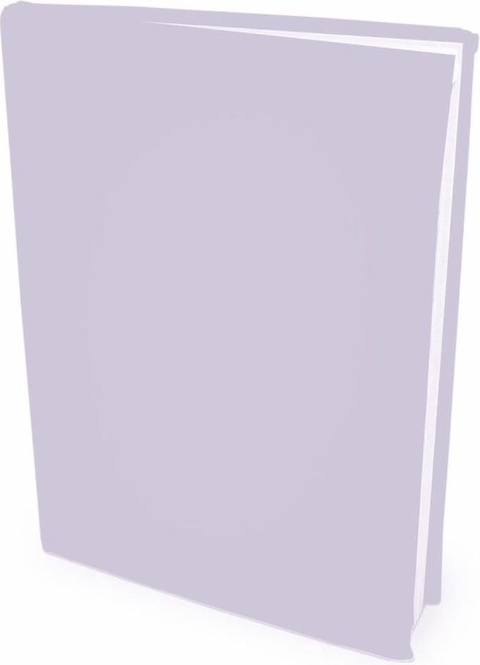 Rekbare boekenkaften A4 - Lichtlila - 3 stuks