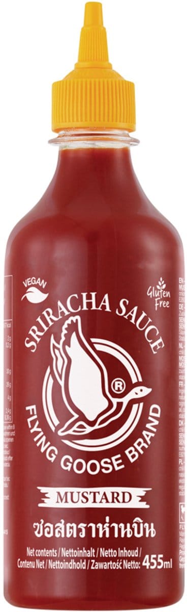 Flying Goose Srirachasaus mosterd 6 x 455 ml