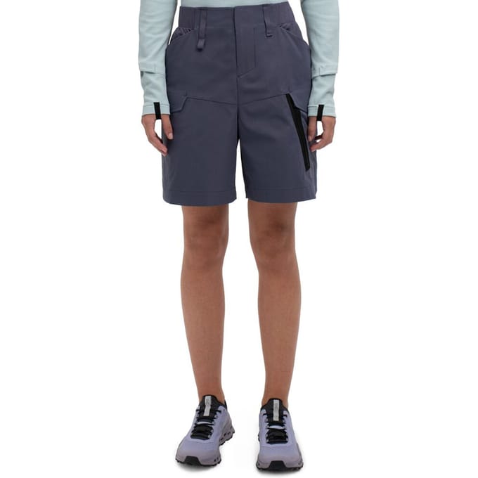 On Explorer Shorts 1 Flint Maat: M | Sport Shorts Outlet | Dames | Blauw