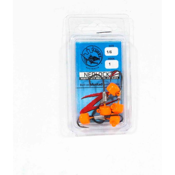 Tackle Tactics TT Nedlockz HD Jighead Oranje 1/6 1 5/pack (7540) blue