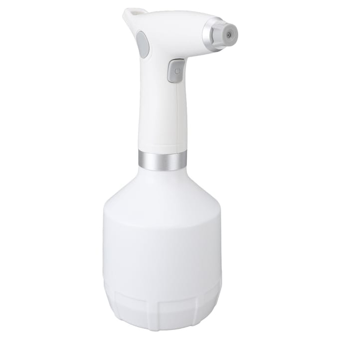 Elektrische Spuitfles 1L USB Oplaadbaar Multifunctioneel met Verstelbare Spuitmond Elektrische Plant white